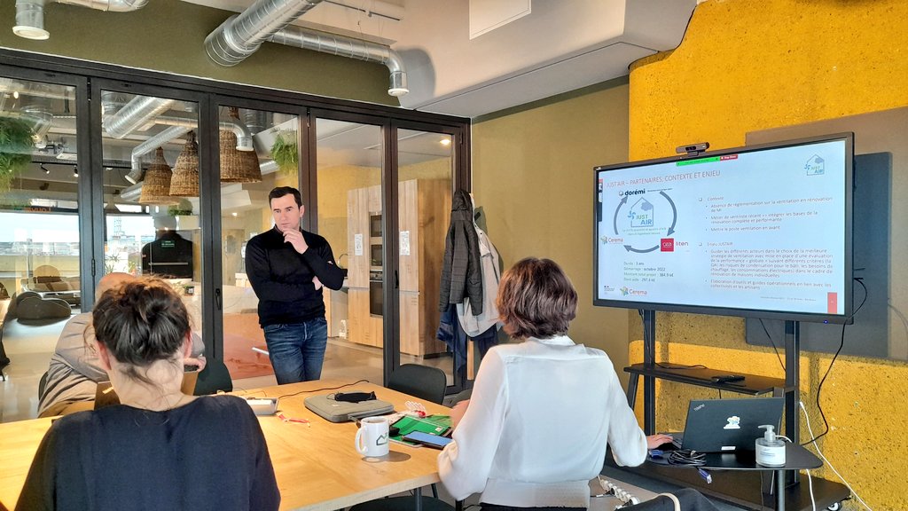 #QAI, #radon, #ventilation : comment mieux accompagner les 634 collectivités adhérentes du <a href="/CeremaCom/">Cerema</a> ?
Séminaire interne à #Bordeaux sur le confort et la qualité des environnements intérieurs.
#CeremaBatiment