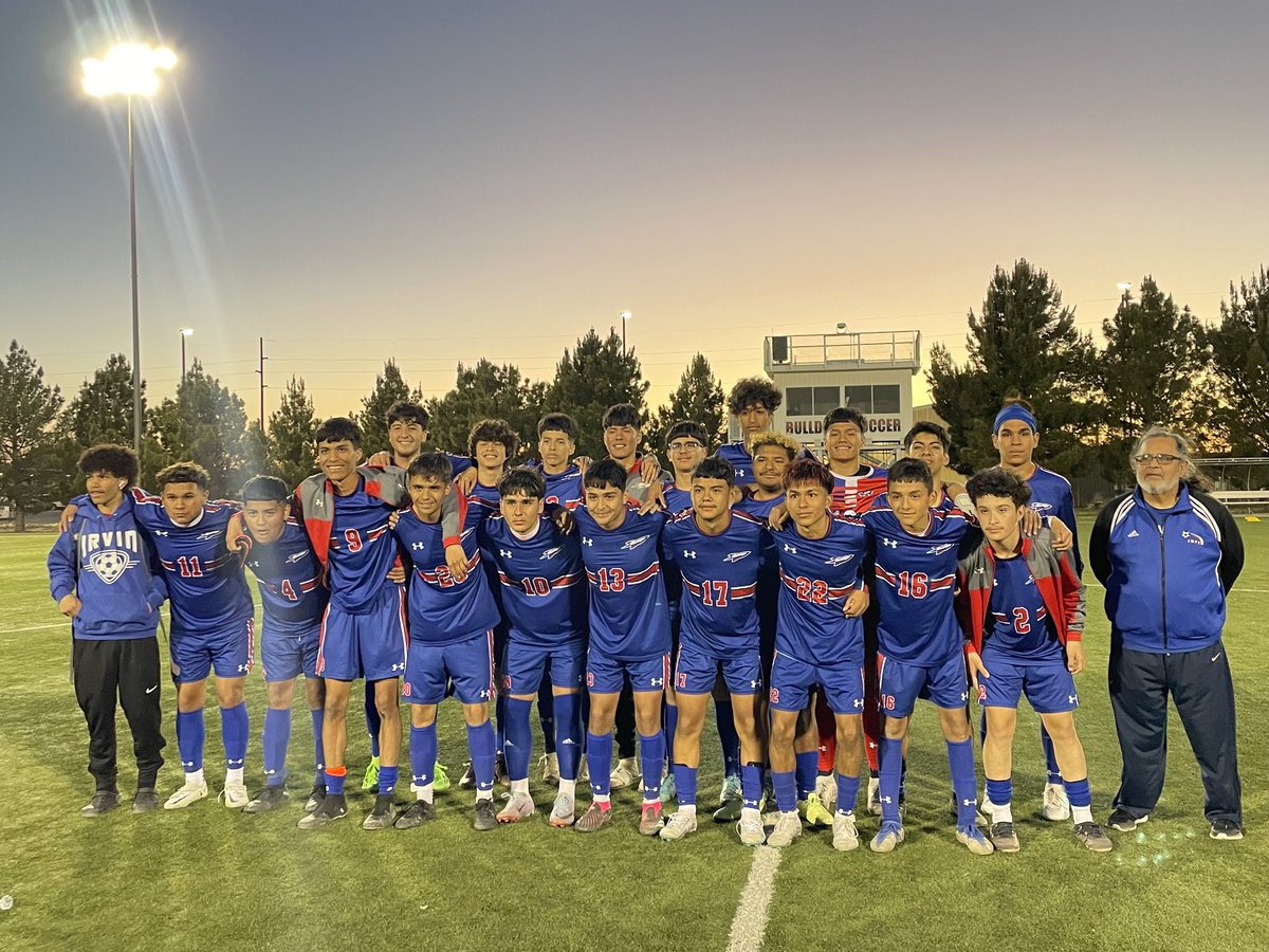 Congratulations Irvin Boys Win 3-0 ⚽️Bi District 🏆 Champions ⁦<a href="/EPISDathletics/">EPISD ATHLETICS</a>⁩ ⁦<a href="/fehuizarAP/">Dr. Francisco Huizar Gonzalez</a>⁩ ⁦<a href="/Fchavezeptimes/">Felix Chavez</a>⁩  ⁦<a href="/irvin_high/">Irvin High School</a>⁩