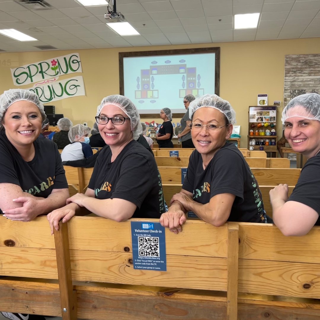 Last week, we served with @fmsc_org packing over 32K meals that will feed 88 kids for a year. We also donated to supply ingredients for another 8,620 meals to those in need. Serving others is just one more way we hope to enrich life’s journey, every day, for everyone. #HHCares