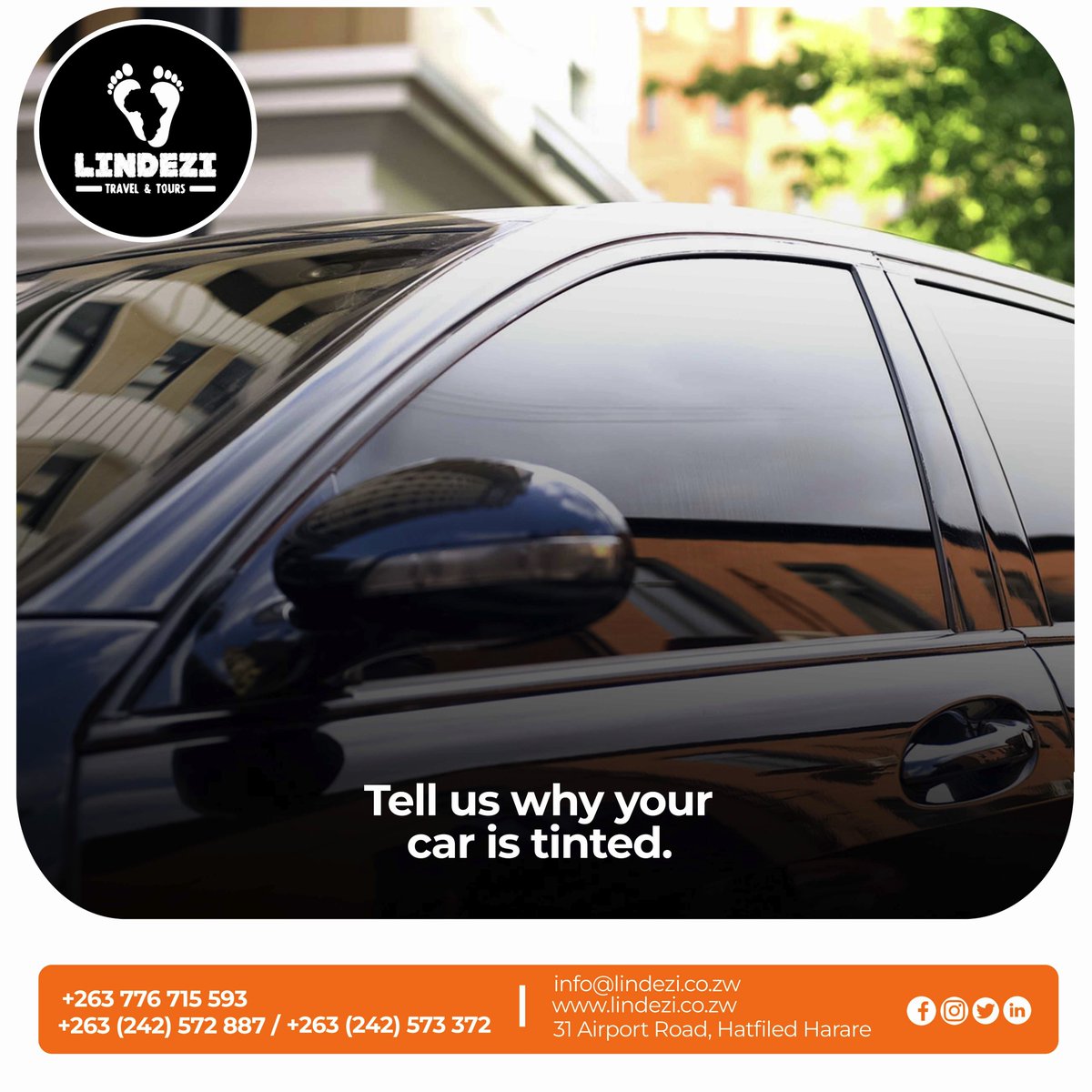 lindezi's tweet photo. Why is your car tinted???????Share with us in the comment section..........

#fridaythoughts #travel #carrental https://t.co/hfcmMW4KLD