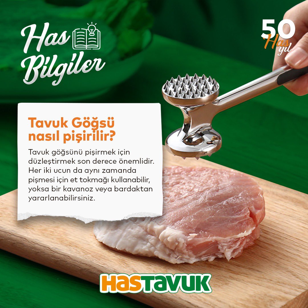 Hafta sonu tavuk göğsü pişirmek isteyenlere bir öneriyle geldik 💭
.
.
.
#hastavuk #tavuğunhası #hasbilgiler #tavuk #tavukgöğsü #öneri #tavsiye