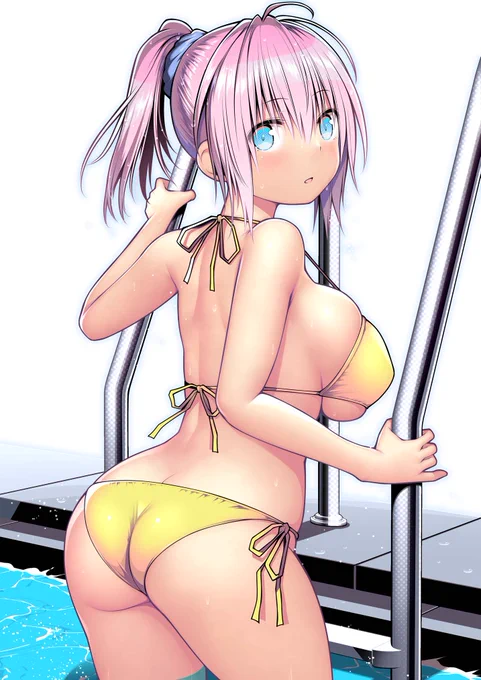 青葉ちゃんがプールから上がるだけ 