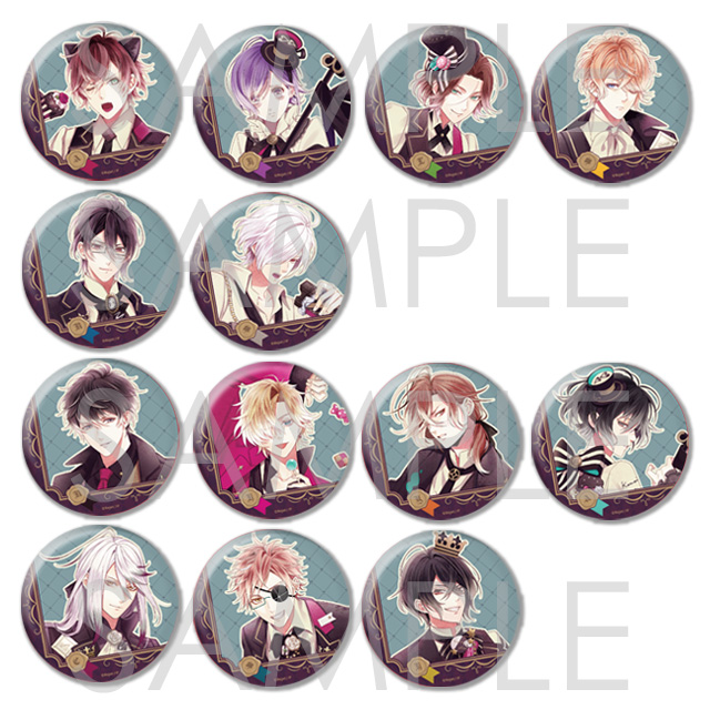 【池袋本店】-完売情報-DIABOLIK LOVERS Classic Bitter Sweetsビッグ缶バッジご好評に