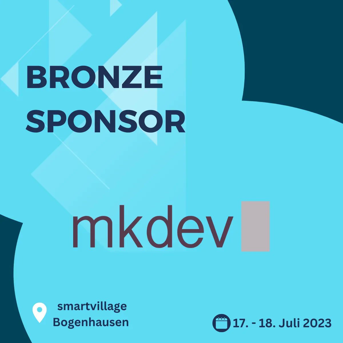 🌟 A warm welcome to our bronze sponsor @mkdev_me (buff.ly/3n7PNG5 )! Thank you for supporting the KCDs in Munich!

#bronzesponsor #sponsor #kubernetescommunitydays #kcd #kubernetes #cloudnative #cloudnativedevelopment #softwaredevelopment #itevent #devops #opensource