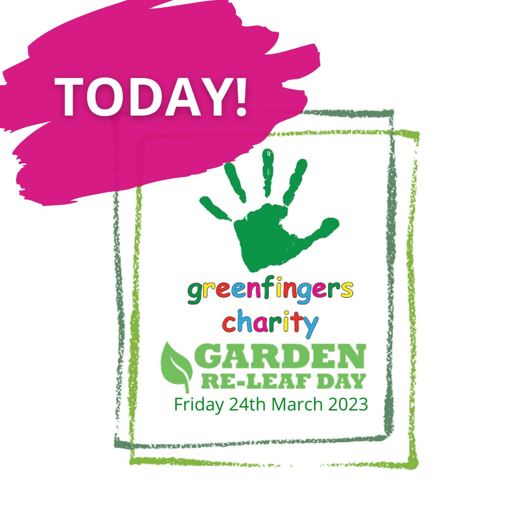 Today’s the day! 
It’s #GardenReLeafDay 2023! 🥳
Thank you SO much and good luck to all the amazing supporters walking, cycling and holding events today and over the weekend…
Your #FUNdraising will make all the difference - we couldn’t do what we do without you, so THANK YOU! 💚