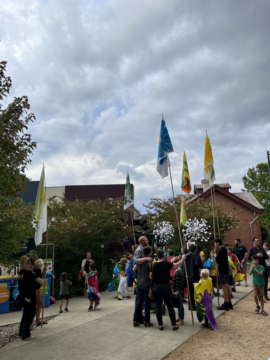 Music in the air and the streets are filling up. Ticket office is abuzz. Plenty of great food on offer. The sky is (once again) contemplating rain. And the final parade preparations are underway. Welcome back! #YFF23
