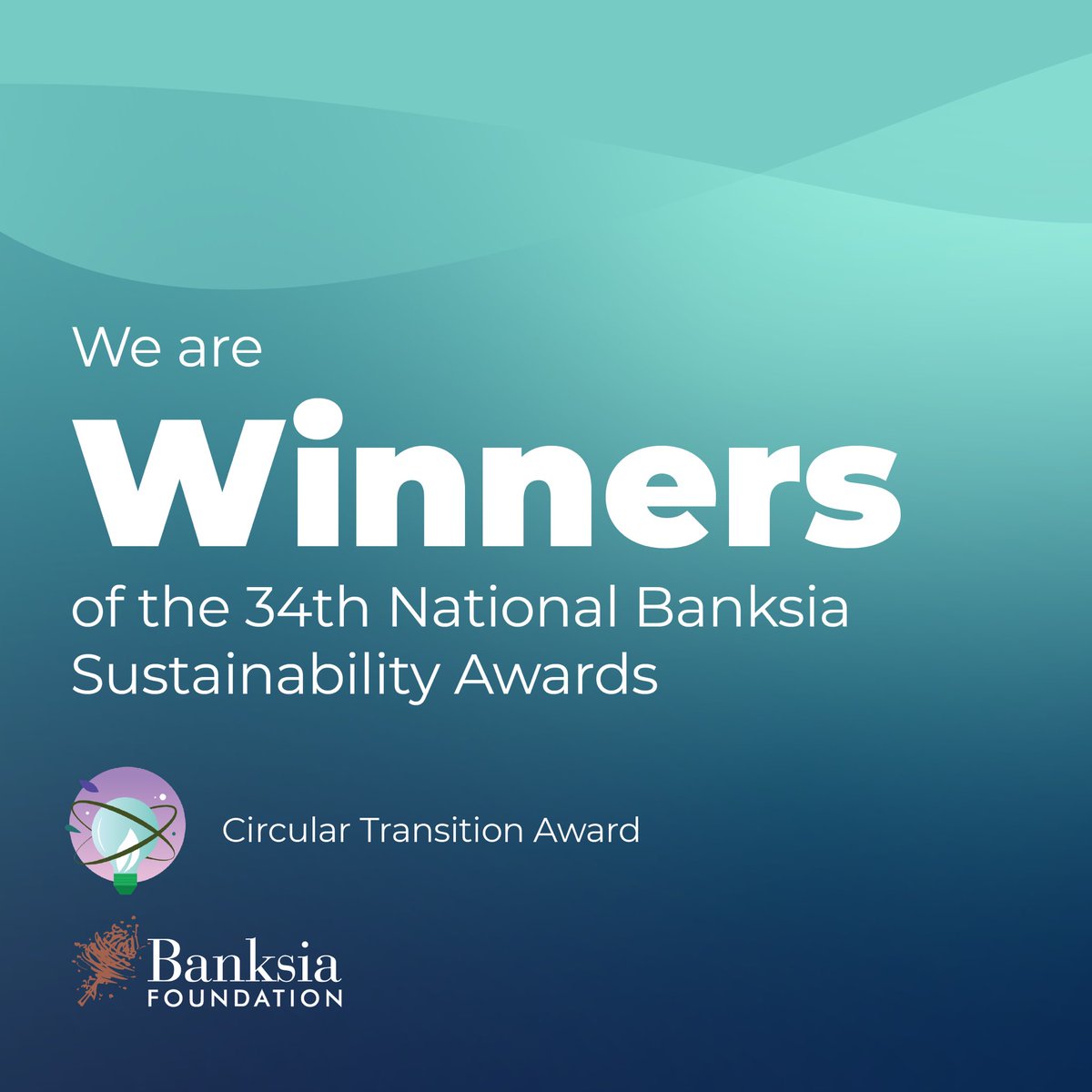 Who wants to join us in the #racetonetzero? Our team is decarbonising global industries now, reimagining carbon as a valuable resource in the transition. It’s incredible to be recognised by @BanksiaFdn and the judges involved in the 34th National Banksia Sustainability Awards.