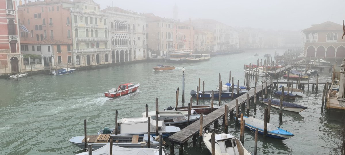 Back home today after our week's <a href="/welshot/">Welshot Imaging</a> adventure here in Venice. This is our view today from the breakfast room above the Grand Canal.