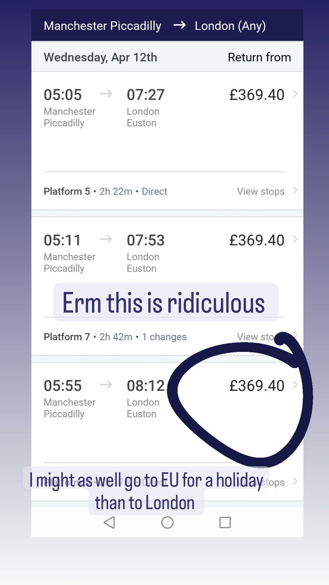 Hi @northernassist, why is the costs of an open return ticket is £369.40 more than a holiday in EU?