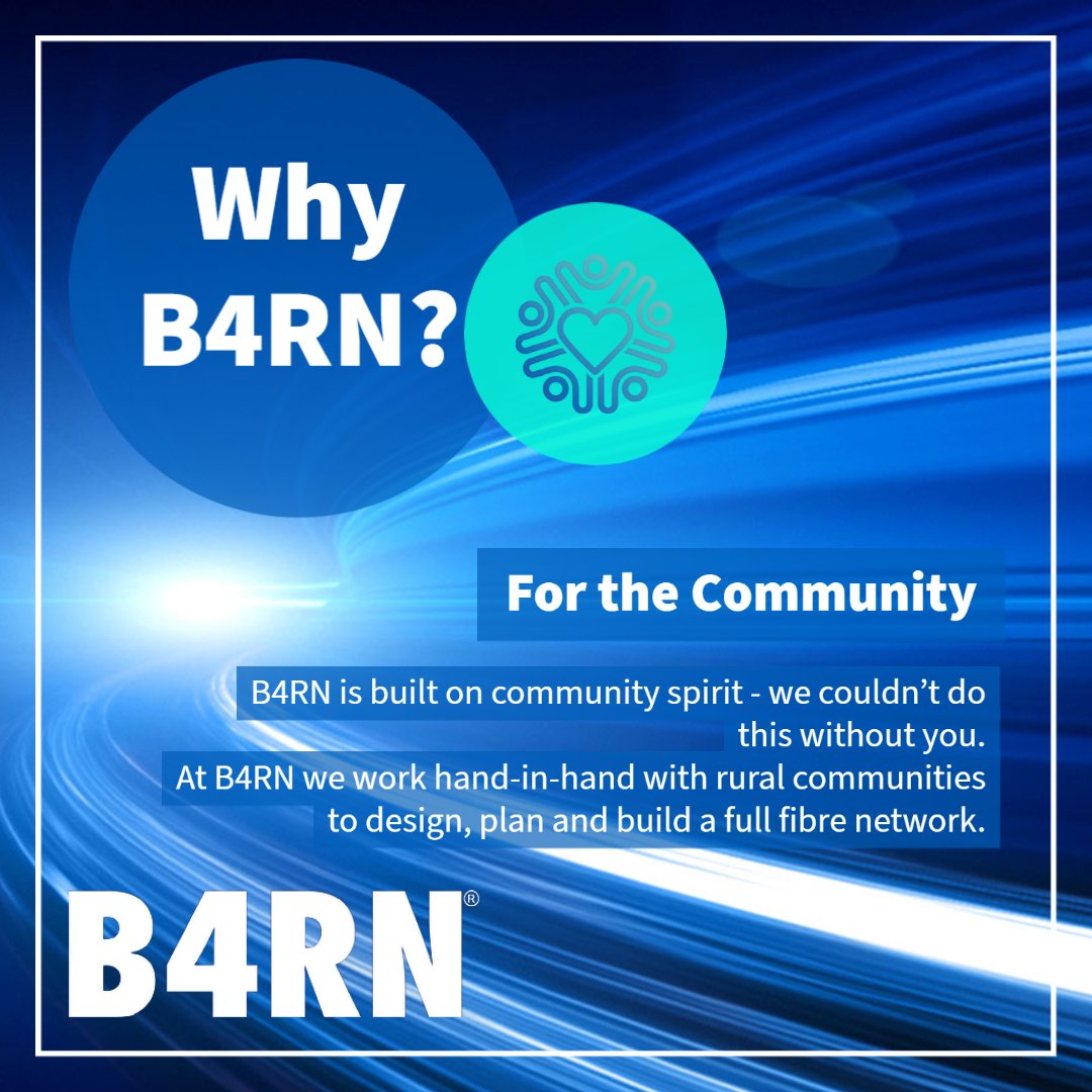 B4RN is coming to you! #warcop #brough #kirkbystephen #murton #edenvalley
Please go to Get B4RN to register your interest! b4rn.org.uk/get-b4rn