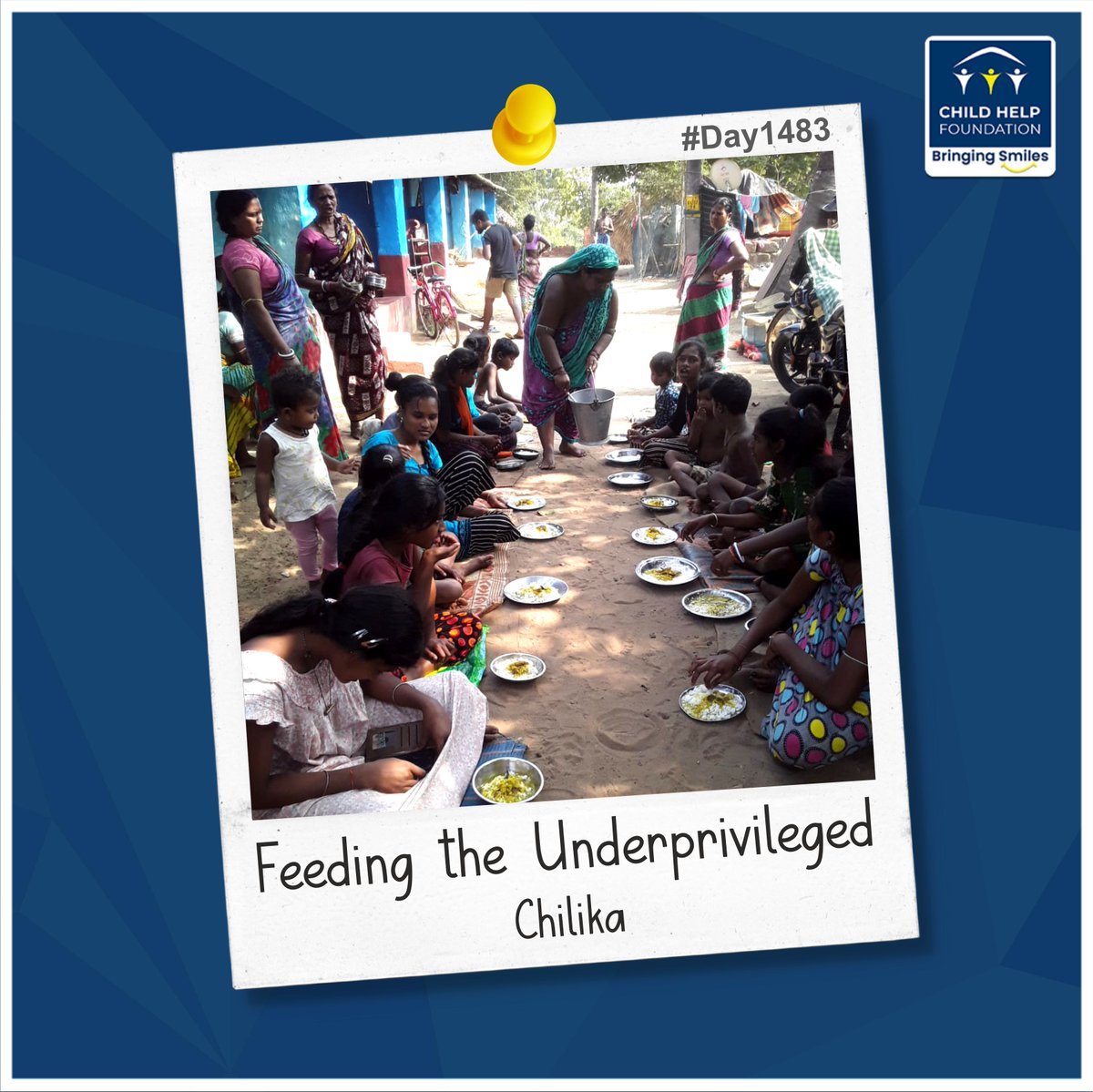Childhelpindia's tweet photo. #Day1483 of feeding the underprivileged children🙋♂️.
.
#childhelpfoundation #filaantro #rotighar https://t.co/Kj03Gv5VfL