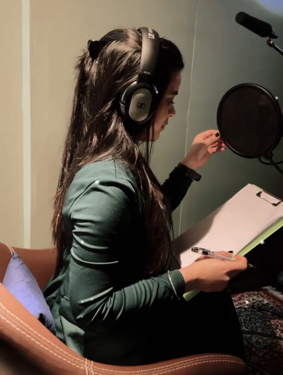 Dubbing time for “ARTHAAT “ 🔱🎬🙏 From my upcoming Webseries #arthaat #webseris #sonylive 
#shivanisharma❤️ #shivanisharmaactress #dubbingtime🎙️🎧 #dubbing #dubbingartist #sonylivoriginals #tweet