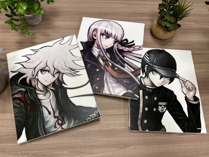 #ダンガンロンパ シリーズ グッズ予約受付中 #danganronpa「F3キャンバスアート」のサンプルです。好きなキャ