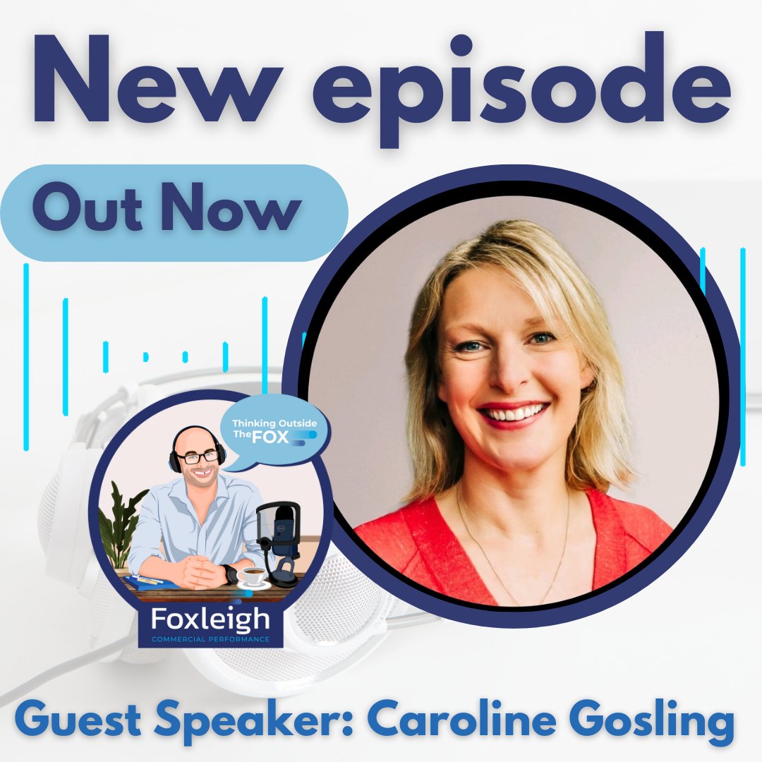 FoxleighC's tweet photo. Thinking Outside The Fox Podcast Series 2 - Understanding

Our latest guest is Caroline Gosling. 

Listen now: https://t.co/nzljaB4sxB 

#understanding #change #leadership https://t.co/16FWzLGzmR