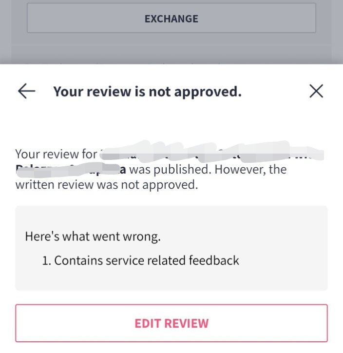 itsmemit's tweet photo. @myntra WHAT IS THIS??? I CAN'T EVEN GIVE REVIEW ABOUT THE PRODUCT I PAID FOR?? YOU KNOW YOUR SERVICE ARE BAD HENCE NOT ALLOWING CUSTOMERS TO REVIEW. @myntra @jagograhakjago https://t.co/neUnEDlNr2