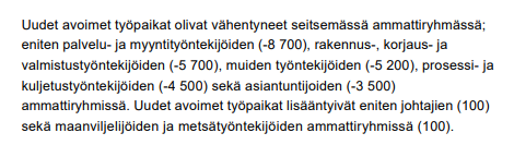 ir_rkp's tweet photo. TEM:in uuden työllisyyskatsauksen (21.3.) mukaan Suomessa on 479 600 työnhakijaa, joista 258 100 työttömiä.
Ulkomaalaisia työnhakijoita on 84 119, joista työttömiä 35 548.
Avoimien työpaikkojen määrä on laskenut edellisvuodesta 44 000. https://t.co/7ozJ0eT1WH