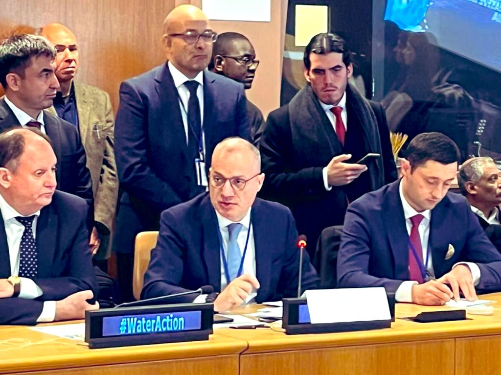 IgliHasani's tweet image. At #UNWater2023Conference 🇺🇳 to highlight the close link between water, peace &amp;amp; security and 🔑 @OSCE initiatives on sustainable water management &amp;amp; transboundary water cooperation. Glad to meet #WomeninWaterDiplomacyNetwork &amp;amp; partners in Central Asia, Ukraine &amp;amp; Moldova