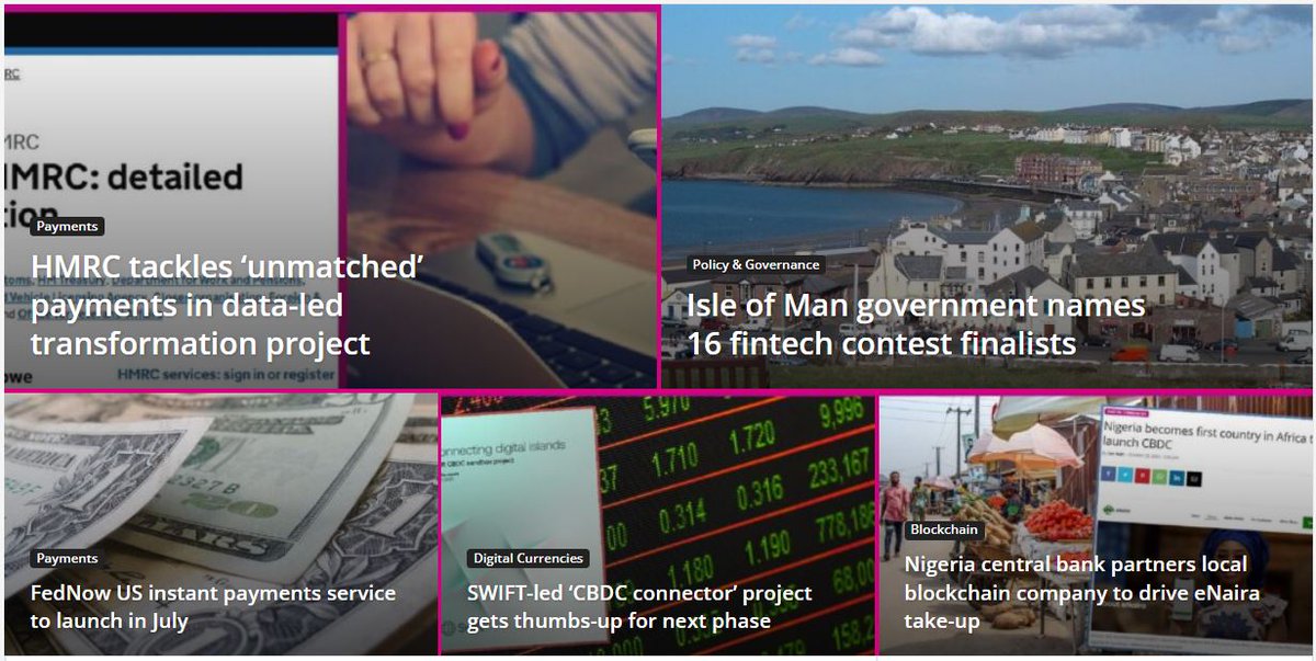 GlobeGovFinance's tweet photo. #FrontPageFriday @GlobeGovFintech has in the past week covered @HMRCgovuk's 'Intelligent Payment Processing' project; the Isle of Man's #fintech contest; & the US #FedNow instant #payments service | Sign up for bulletins https://t.co/TJdSyHTN1M https://t.co/4fSP8hjk2S