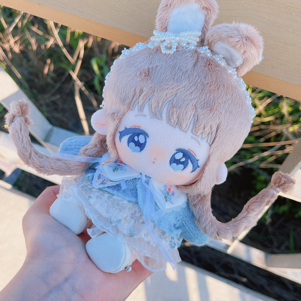 _lin_ci_'s tweet photo. BANA💙

 #棉花娃 #cottondoll #솜인형
#ぬいぐるみ #ぬい撮り https://t.co/aC66oFc8uW