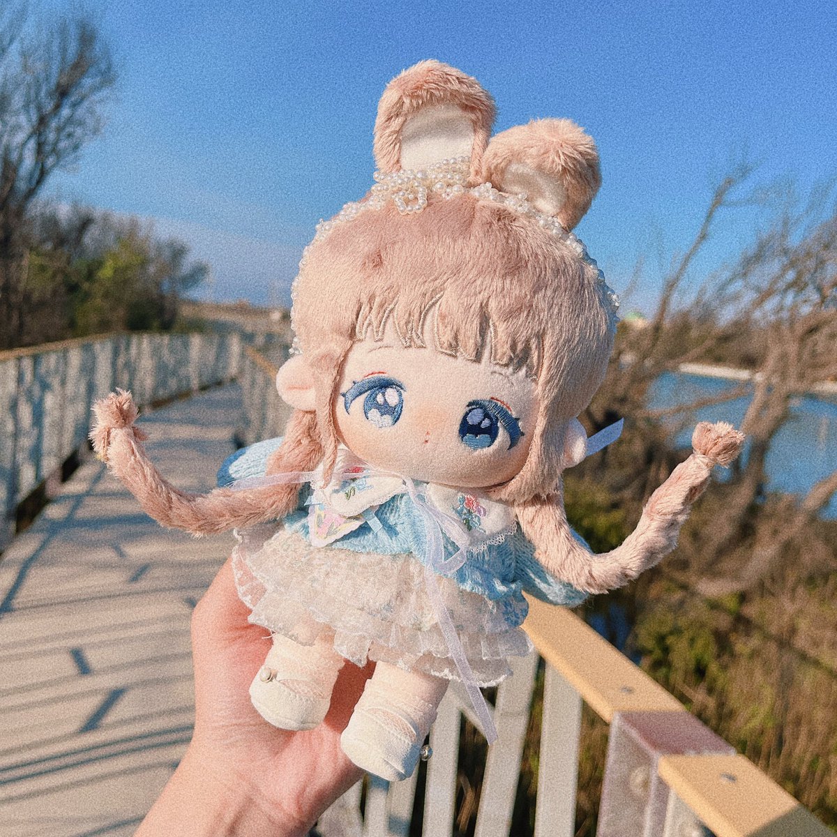 _lin_ci_'s tweet photo. BANA💙

 #棉花娃 #cottondoll #솜인형
#ぬいぐるみ #ぬい撮り https://t.co/aC66oFc8uW