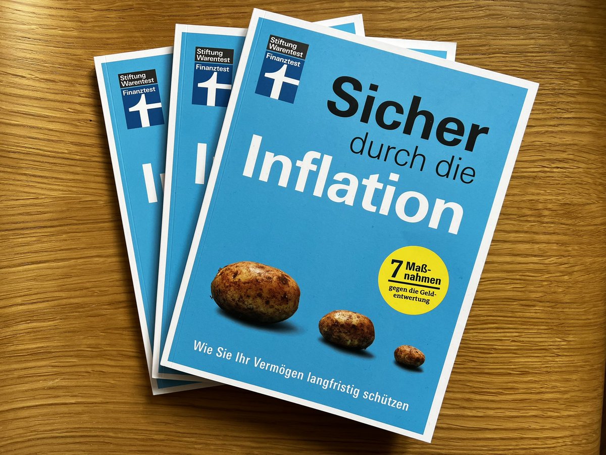 Mein neues Buch ist erschienen!

Im Auftrag der #StiftungWarentest habe ich den Ratgeber 'Sicher durch die Inflation' verfasst. Darin erfahren die Leserinnen und Leser, wie #Inflation entsteht und was sie dagegen tun können. Mehr dazu unter inflationsbuch.de.