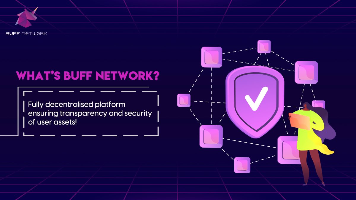 BuffNetworkDex's tweet image. ⚡️What is BUFFNetwork?

💡BUFFNetwork is a fully decentralised platform ensuring transparency and security of user assets

🔥 Say goodbye to intermediaries and take control of your financial future with #BUFFNetwork!

#Web3 #CryptoDerivatives #Web3Community