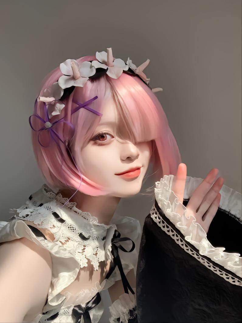 midorikosakurai's tweet photo. Ram is already cute enough!
#cosplay #リゼロ #ラム https://t.co/PSO4Op41ay
