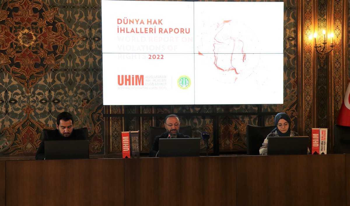 uhimorg's tweet photo. Gücün egemenliğinden hukukun egemenliğine giden yola katkı vermesi umuduyla 11.cisini hazırladığımız “Dünya Hak İhlalleri” Raporumuz gerçekleştirilen basın açıklamasıyla kamuoyuna takdim edildi.

Göz atmak için : https://t.co/rTt2FWtrMc https://t.co/cI7j6sz0CE