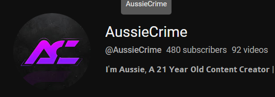 AussieCrime's tweet photo. HEY LEGENDS! CAN WE GET 500 SUBS BEFORE OUR 100TH VID!!! #youtube #subscribergoal SUB: https://t.co/LtjOzTB46x https://t.co/5vD5rtGRjr