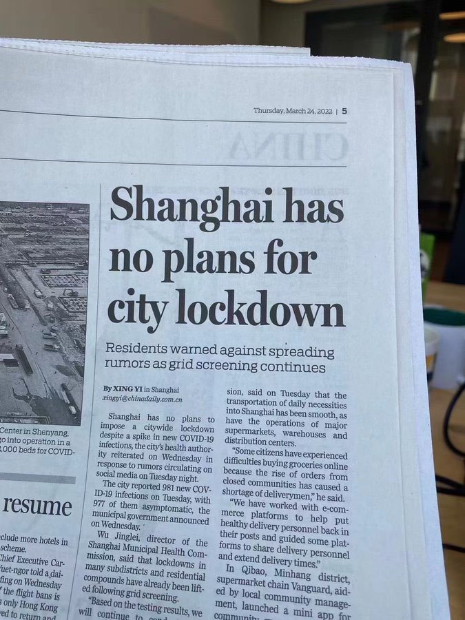 TMK_TinaManiK's tweet photo. 12 months ago today. With all the arrogance of Shanghai exceptionalism, we believed it would be so. #shanghailockdown https://t.co/GhSqnxPvwb