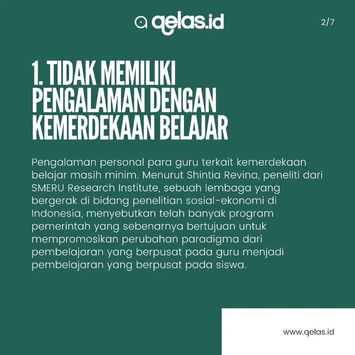 mulaidariguru's tweet photo. Hi Sobat qelas!
Jadi, pasti udah pada tahu kan kalau Program Merdeka Belajar tuh ga gampang buat dijalankan. Guru-guru sering ketemu berbagai kendala, tapi mereka tetep semangat juang dan berdedikasi tinggi buat pendidikan Indonesia yang lebih baik. https://t.co/NJ6ekAoy73