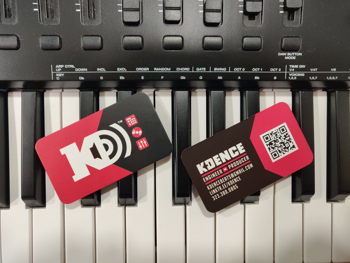 kdence's tweet image. Check out my new business card design! It's clean, modern, and represents my brand perfectly. If you need a standout card, let me know - I'd be happy to design one for you! 🎹🎧
#businesscards #graphicdesign #branding #DIYdesign #entrepreneur #creativity #marketing #brandidentity