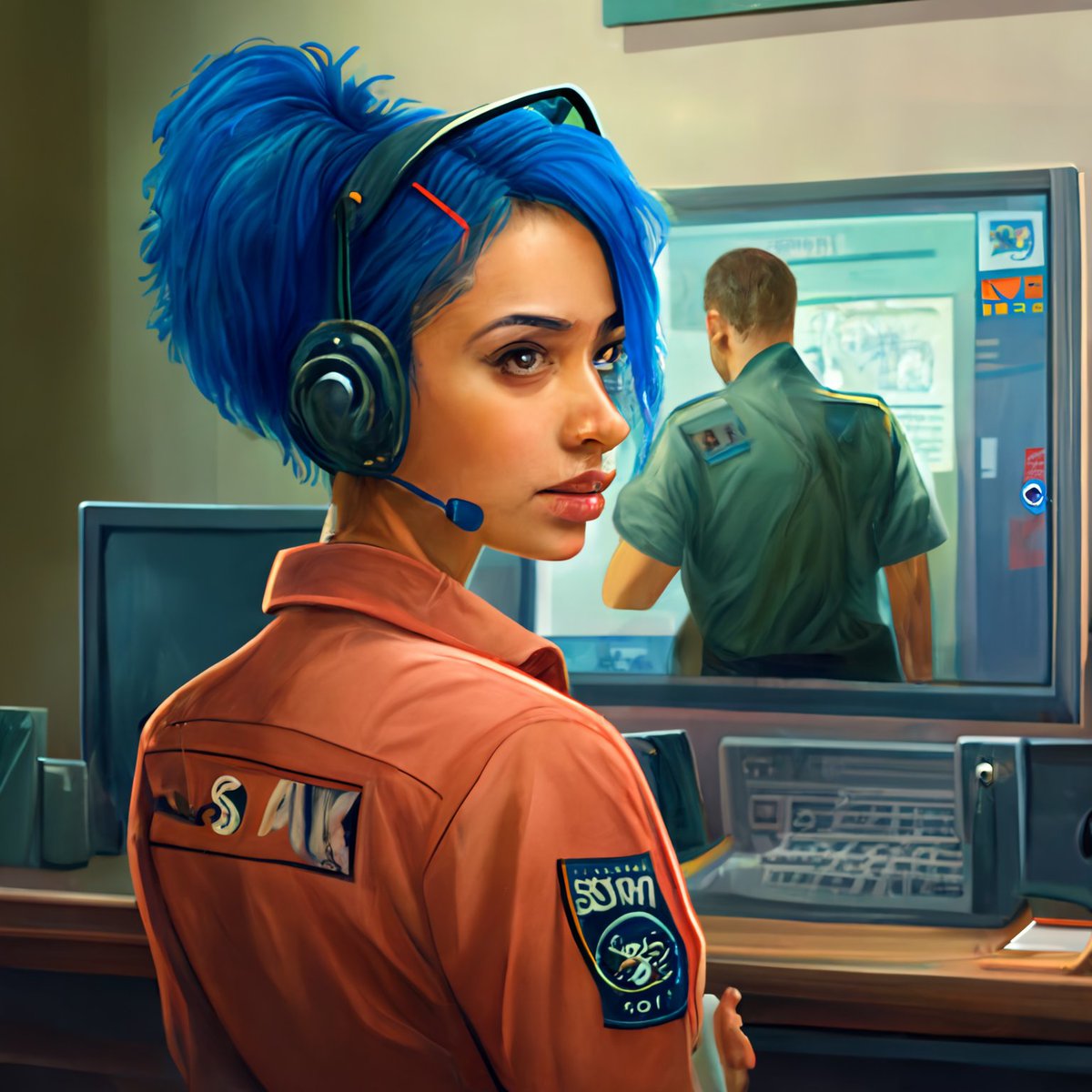 CaptainMoyni's tweet photo. Baby you can spy on me anytime #Facebook #Instagram #midjourney #thealgorithm #NSA #SPY #tiktok #Aoc https://t.co/ecD1ezWpWK
