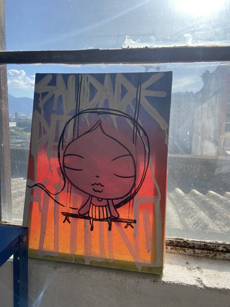 Nina in the sun ☀️ by <a href="/tozfbc/">TOZ</a> 

#CryptoNina #graffiti #toz #graffitiart