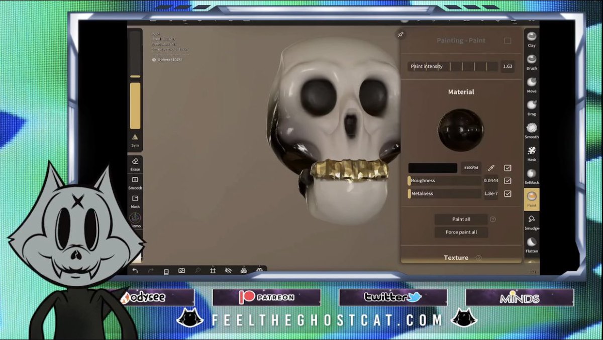 3D sculpting every Thursday #twitchstreamer #Odysee #kickstream #3dartwork