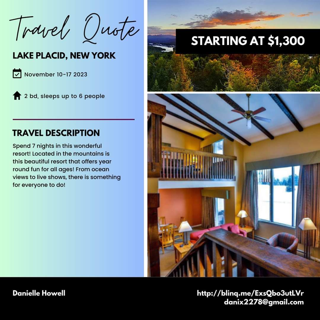 Danix2278's tweet photo. Wanting to go to New York, but not wanting to be in the city the whole time? This resort is the one for you!!!
Contact me for more information! This booking won't be around for long!
https://t.co/Zz7MmH9O7o
#newyork #resort #montainview #vacationmode #vacation #vacationgoals https://t.co/wHVY4O63w0