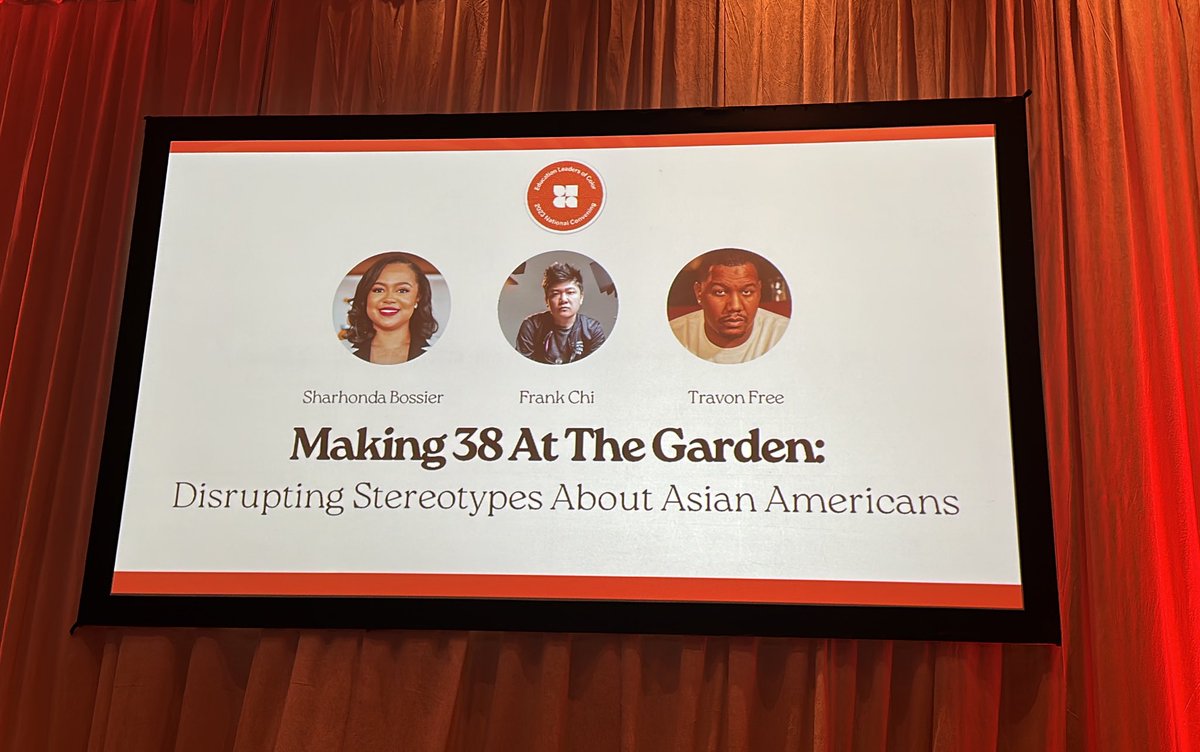 Loving this conversation on how to leverage storytelling to disrupt stereotypes about Asian Americans (and all people) moderated by our own @BossierS at #EdLoC2023 <a href="/WeAreEdLoC/">Education Leaders of Color</a>! 🙌🏼