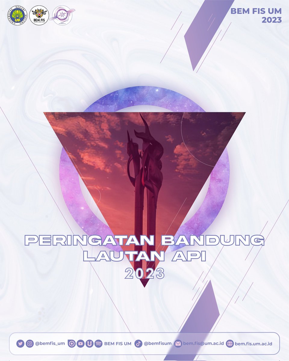 BEMFIS_UM's tweet photo. [PERINGATAN BANDUNG LAUTAN API 2023]
Halo Mahasiswa FIS UM!
Indonesia memperingati peristiwa Bandung Lautan Api tepat 77 tahun yang lalu.
Heroisme dan pengorbanan para pejuang Bandung patut dijadikan sebagai cerminan bangsa.
Selamat memperingati peristiwa Bandung Lautan Api! https://t.co/1WriGbiFdP