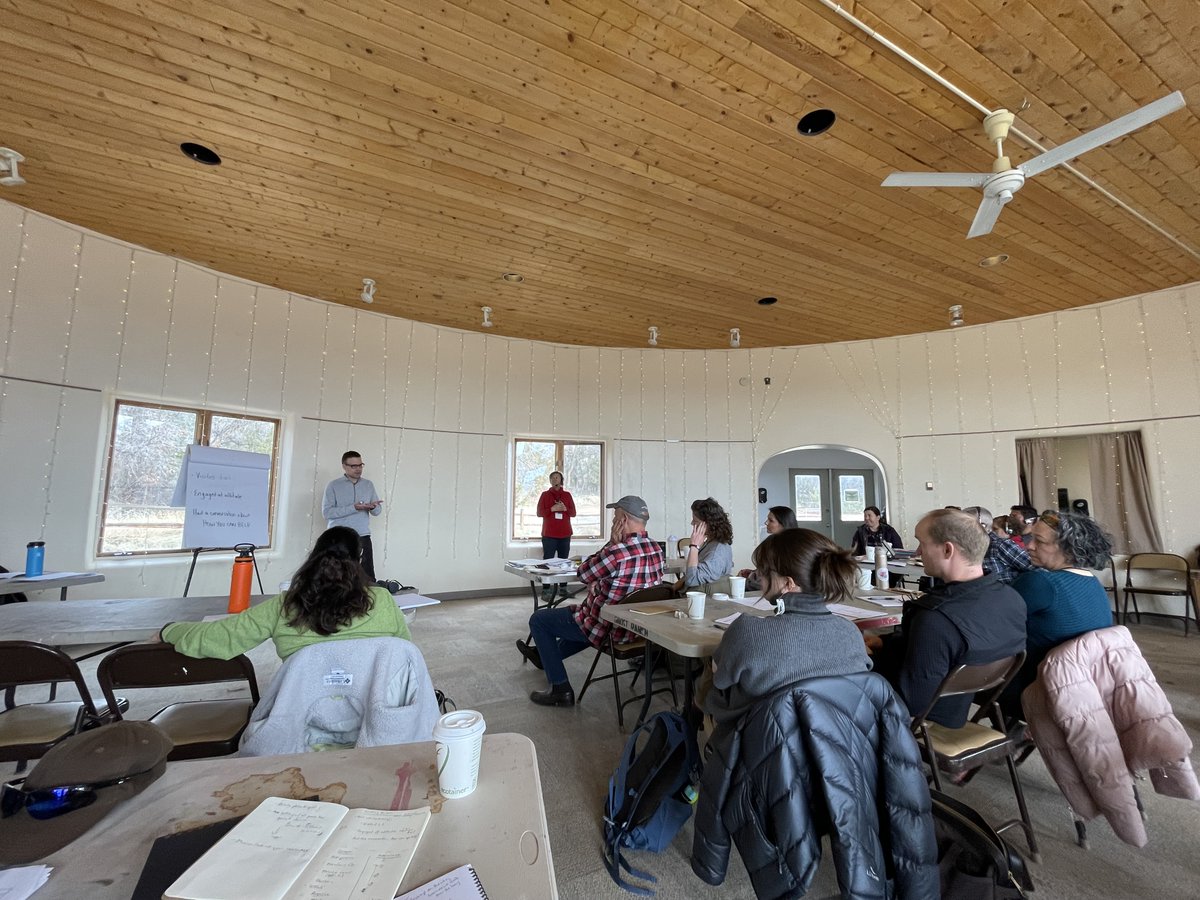 DaleLRGV's tweet photo. @AmericanForests is in Santa Fe this week for a gathering of the Peregrine accelerator cohort, the first of its kind to catalyze transboundary conservation across the Rio Grande/Rio Bravo basin
https://t.co/9Lc1rqZBXH

 Workshops in fundraising(!) &amp; strategy
@SalazarNAmerica #RGV https://t.co/swbhLQgn8E