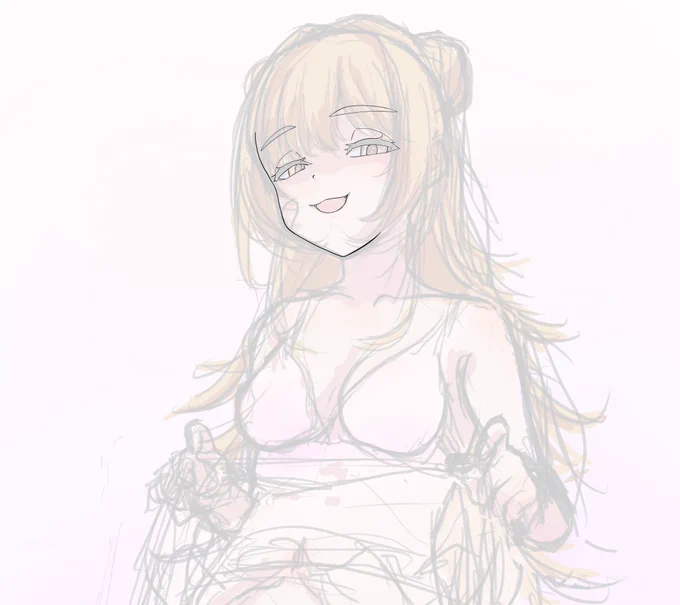 1日おいて、あ、ラフ直さなきゃ…となりました今描いてるのはこんなです対よろモロじゃなきゃ少年誌でものるよな…は、ハハ… 