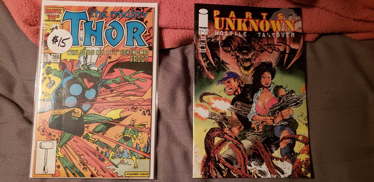 zpinternational's tweet photo. As the birthday comes to an end.  My self indulgent birthday buys from the @lex_con today.  #lctc #birthday #PartsUnknown #Thor #FrogThor https://t.co/JFDBaG7OmZ