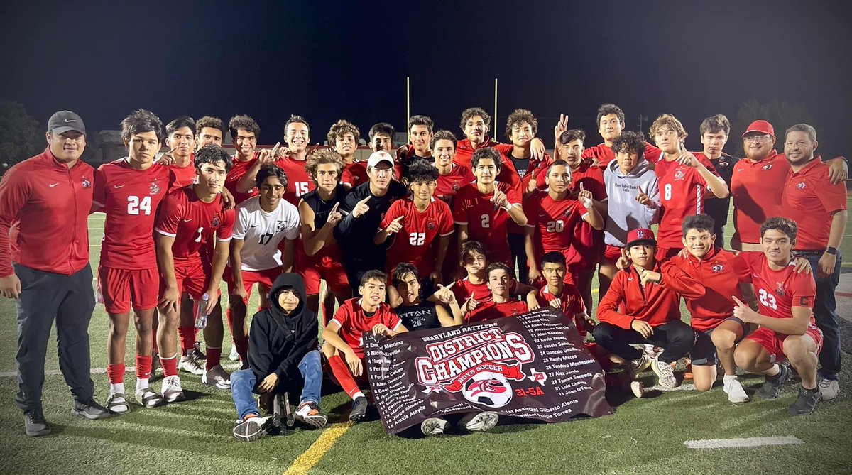 TheLatestStrike's tweet photo. Congrats to our Boys Soccer team for their impressive 4-0 WIN vs a strong Brownsville Veterans team tonight! Great game!  @sharylandath @RattlerABC 

AREA NEXT! 🐍⚽️🐍 https://t.co/Hy2MLZpjiR