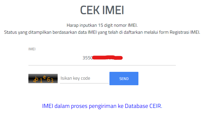 towiteran's tweet photo. Update ke-2 pagi ini (24/03/2023) sudah 16 hari (08/03/2023) sejak registrasi IMEI di @beacukaisoetta. 
Statusnya masih saja "IMEI dalam proses pengiriman ke Database CEIR." dan tidak kunjung mendapatkan sinyal serta kejelasan. @Kemenperin_RI @kemkominfo @beacukaiRI https://t.co/CJL0mTSfGz