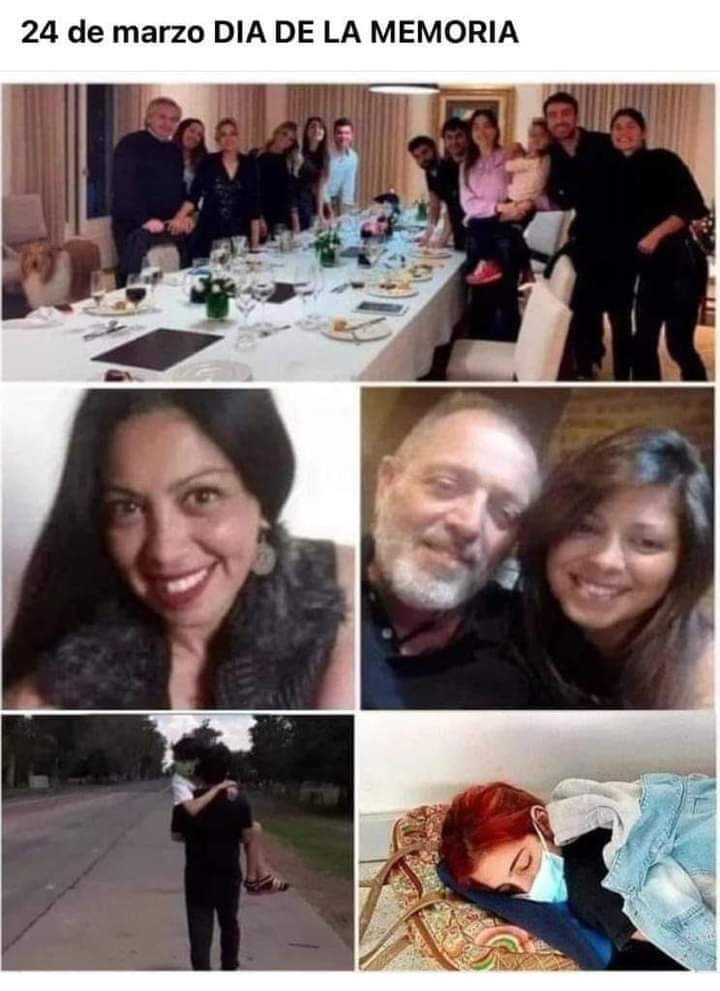 Hoy es el día de la memoria🤔 tengan realmente memoria . Recuerden el dolor,la soledad que se sintió,las injusticias que se cometieron no hace mucho 3 años. Muchas somos las flias que seguimos pidiendo justicia y memoria...🥺😞