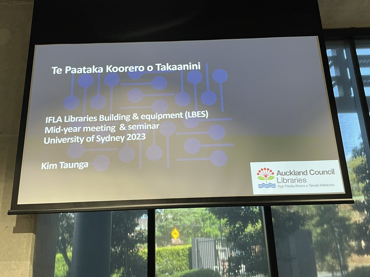 ifla_lbes's tweet image. Next speaker is @kimiidrene Kim Taunga @AklCouncil &amp;amp; @LIANZAPresident #iflabuild2023