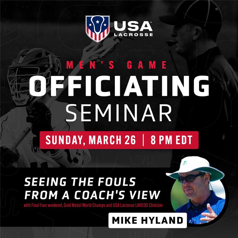 Calling all coaches, officials and league leaders 📣

Your invited to join Mike Hyland, long-time official and high school coach as he provides a unique perspective on the approach to officiating the boys game.

Register: bit.ly/3TyJrLY