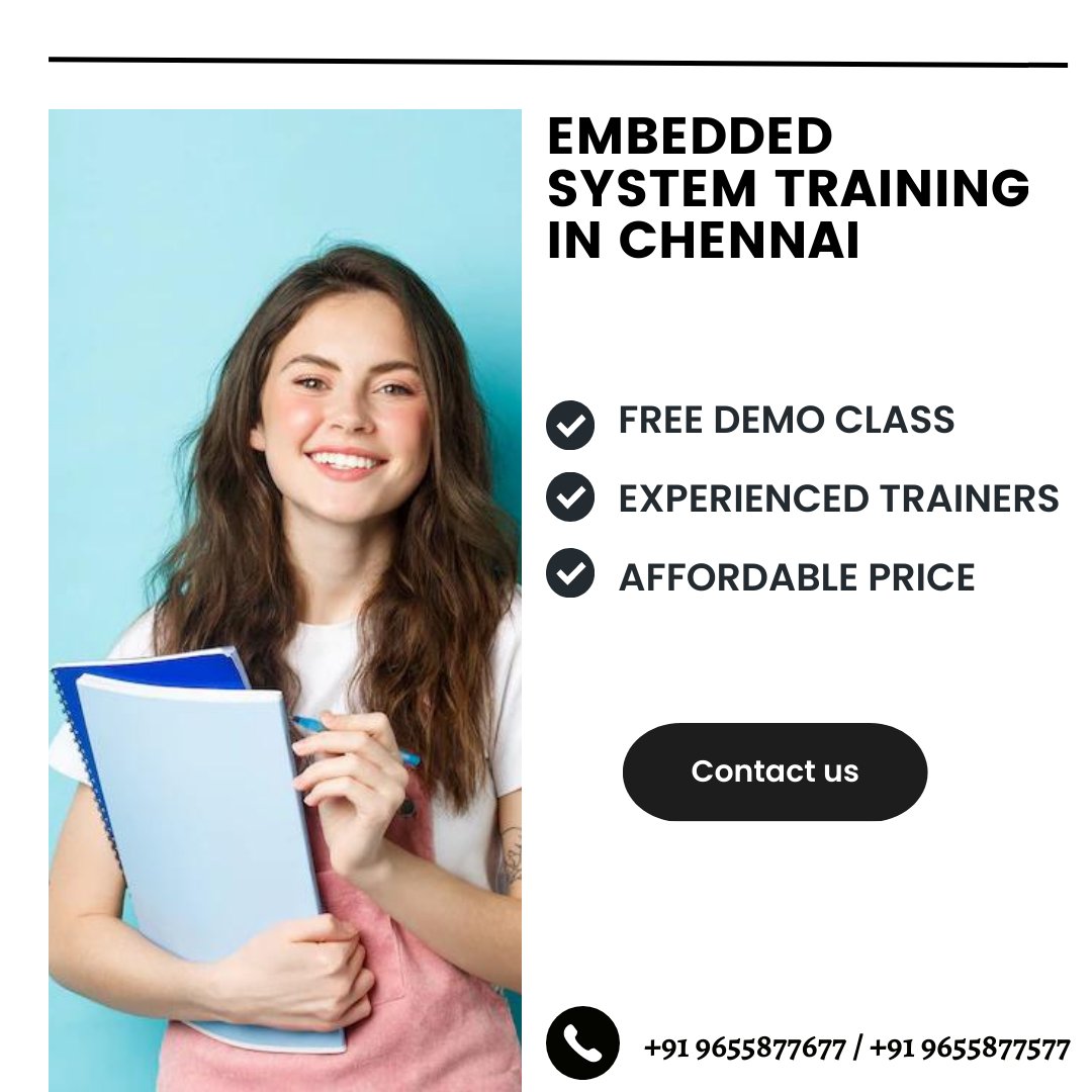 TharunV47163530's tweet photo. In Chennai, are you looking for Embedded System Training? We've got you, so don't worry.
π https://t.co/VyoywExqQr
π +91 9655877677 / +91 9655877577.
#embedded #arduino #raspberrypi #arduinoproject #embeddedsystemchennai #embeddedsystems #coding #intellimindz https://t.co/QWmitHySKx