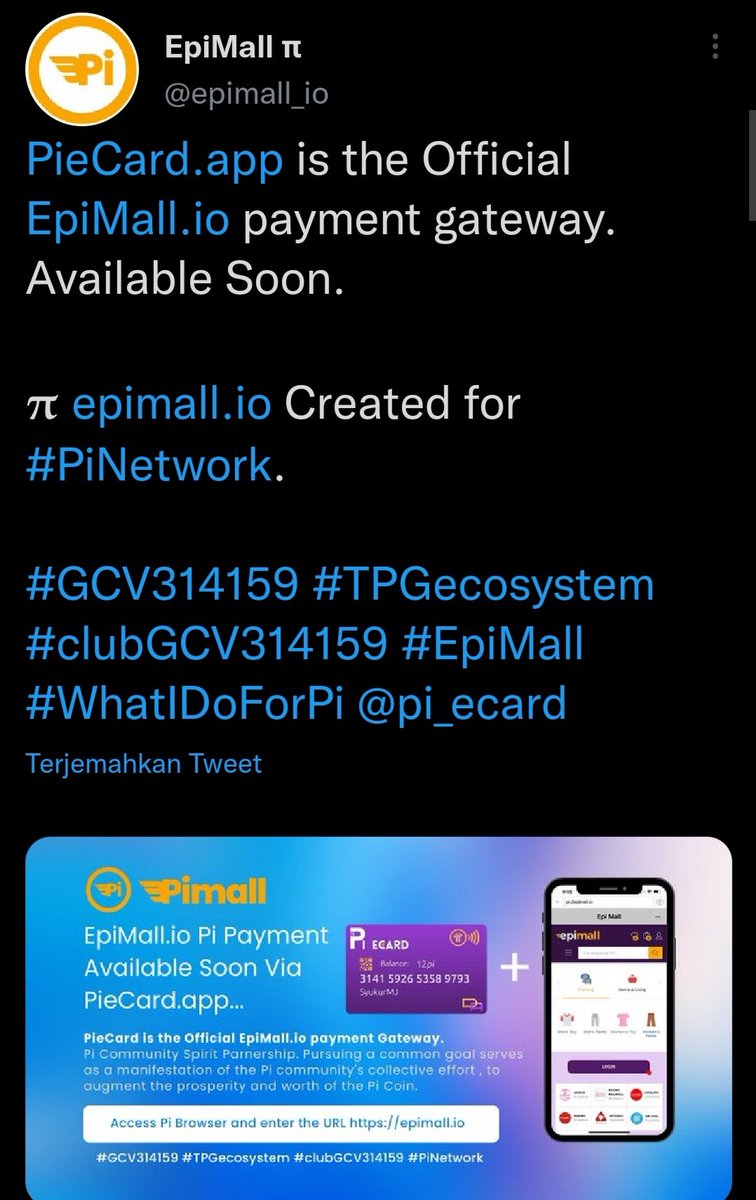 PiNetwork24X7's tweet photo. $Pi
#PiUtility
#PiNetwork
#PiServices
#PiPayments
#PiTransactions
#WhatYouDoForPi
#PigoodsANDservices https://t.co/KW6OAaCzzY