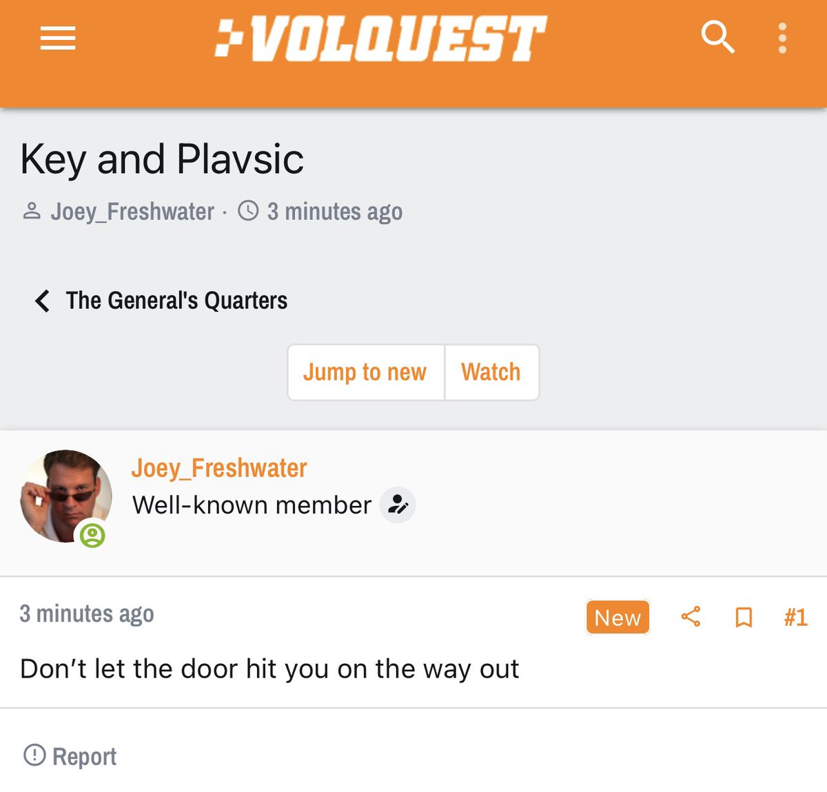 Message Board Geniuses on Twitter "Tennessee fans have thrown in the