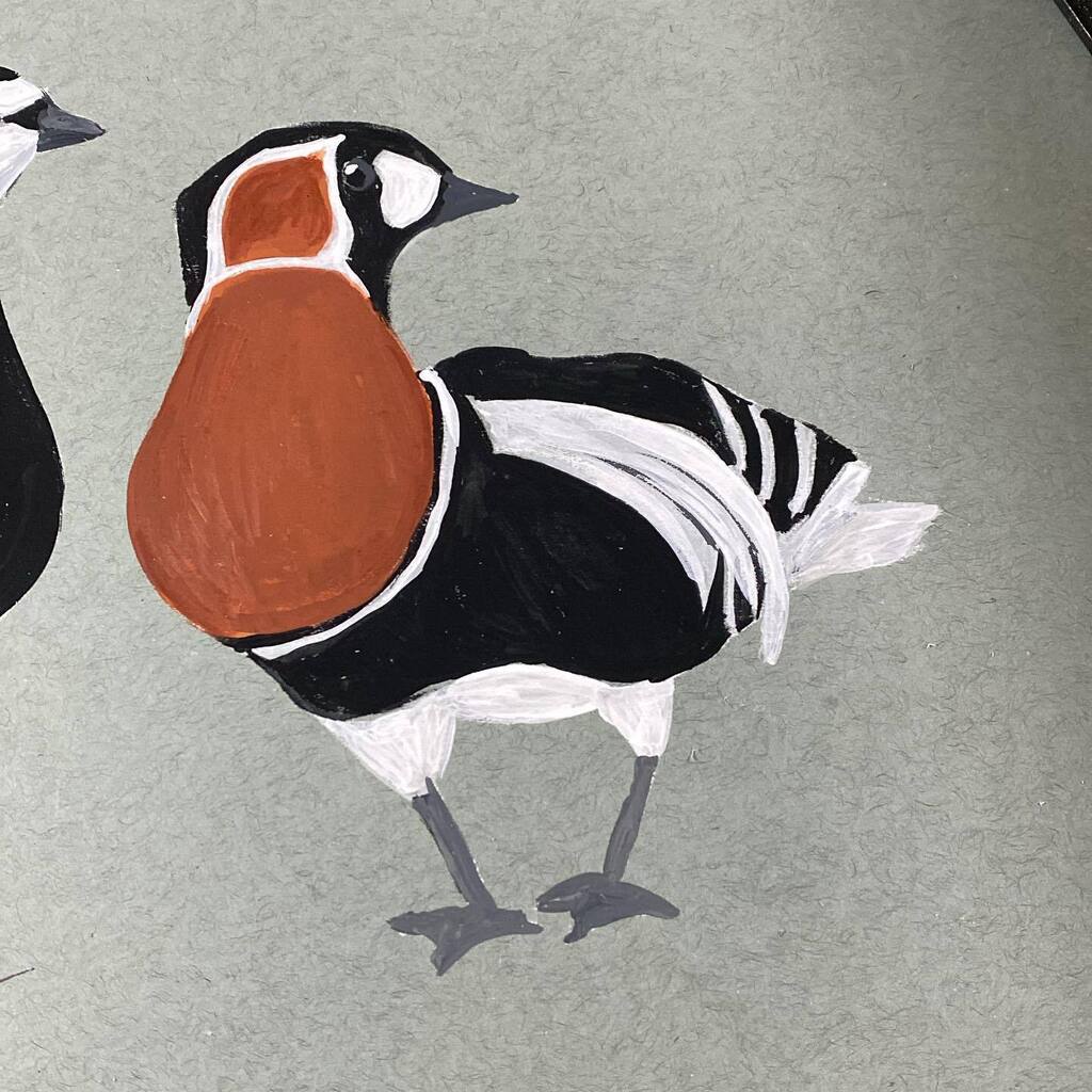 Finally getting back to some art.  It’s been a while.  This one has been rattling around in my head for a while.  #redbreastedgoose #birdsofinstagram #natureart #wildlifeart instagr.am/p/CqJ_tKCt9QG/